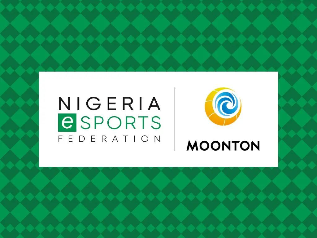 <p>NIGE RIA<br/>e SPORTS<br/>FEDERATION</p>
<p>MOONTON</p>
