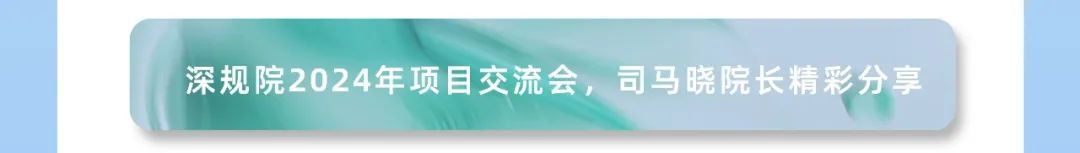 <p>深规院2024年项目交流会，司马晓院长精彩分享</p>
