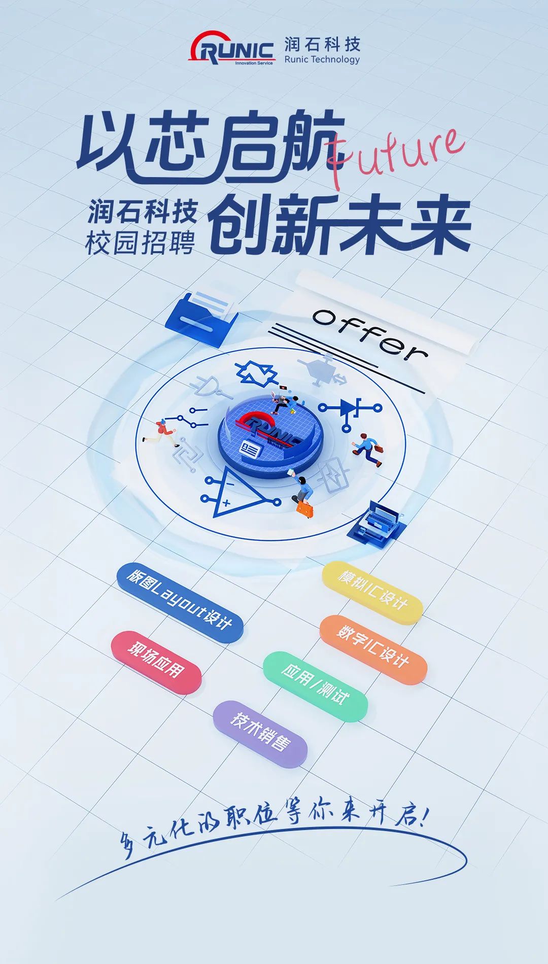 <p>RUNIC润石科技Runic Technology</p>
<p>以芯启航urure</p>
<p>润石科技创新未来</p>
<p>校园招聘</p>
<p>Oxxer</p>
<p>识</p>
<p>。</p>
<p>图</p>
<p>多国今</p>
<p>40华iy</p>
<p>华x鲜</p>
<p>坊务用华</p>
<p>i</p>
<p>本</p>
<p>. 化没职位等你来开启!</p>
<p>多元个</p>
