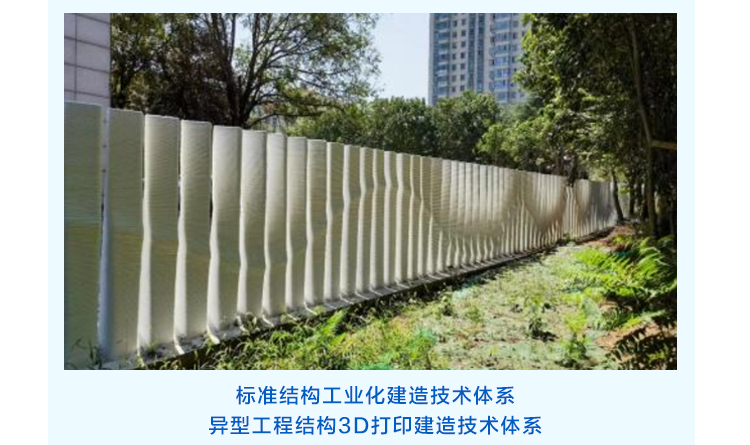 <p>三</p>
<p>标准结构工业化建造技术体系</p>
<p>异型工程结构3D打印建造技术体系</p>
