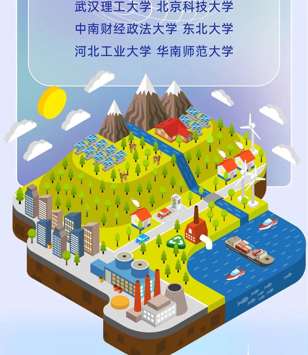 <p>武汉理工大学北京科技大学</p>
<p>中南财经政法大学东北大学</p>
<p>河北工业大学华南师范大学</p>
