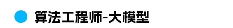 全算法工程师-大模型