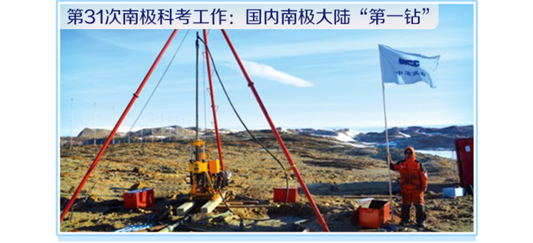 <p>第31次南极科考工作:国内南极大陆“第一钻”</p>
