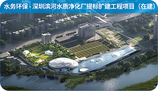 <p>,水务环保深圳滨河水质净化厂 提标扩建工程项目(在建)</p>
